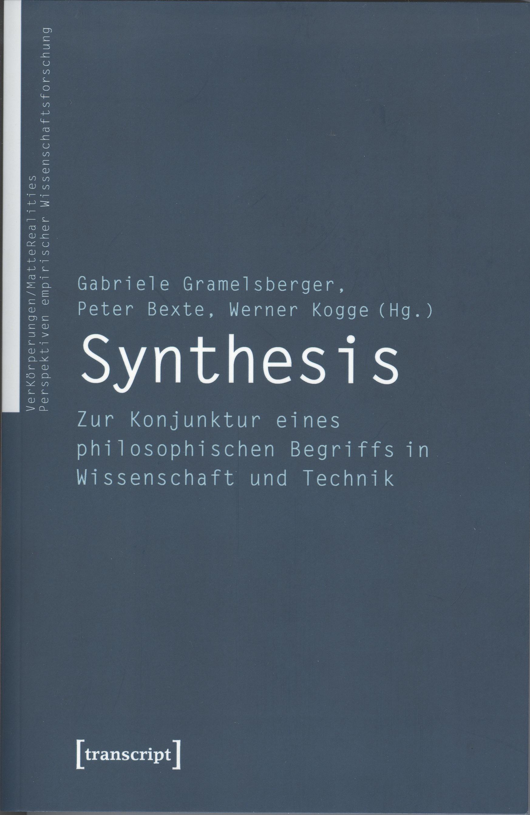 Cover des Buches Synthesis. Zur Konjunktur eines Philosophischen Begriffs